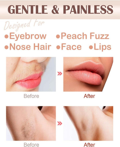 2-in-1 Electric Facial & Eyebrow Hair Trimmer for Women