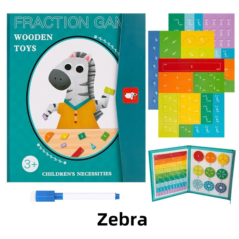 Magnetic Fraction Puzzle – Learn Math Through Play