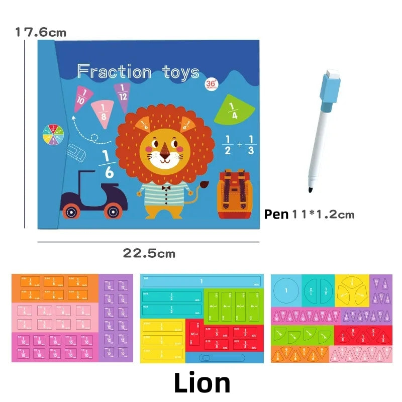 Magnetic Fraction Puzzle – Learn Math Through Play