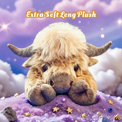 Weighted Highland Cow Plush — Your Softest Daily Comfort Companion
