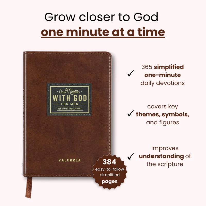 One Minute with God for Men – Daily Devotional