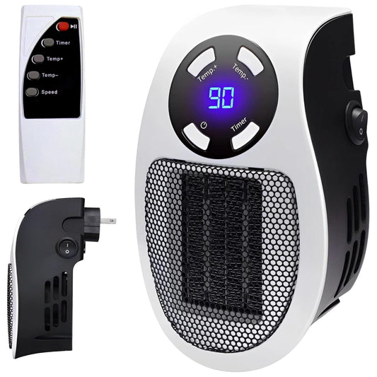 Portable Electric Space Heater – 500W Plug-In Indoor Heater