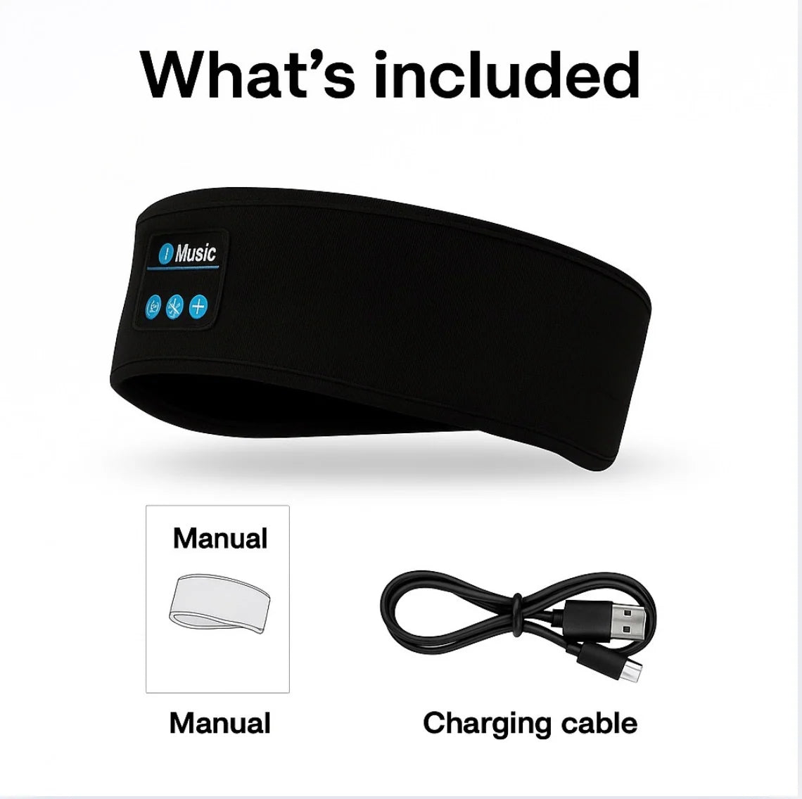 Bluetooth Sleep Headphones Headband for Sleeping & Sports