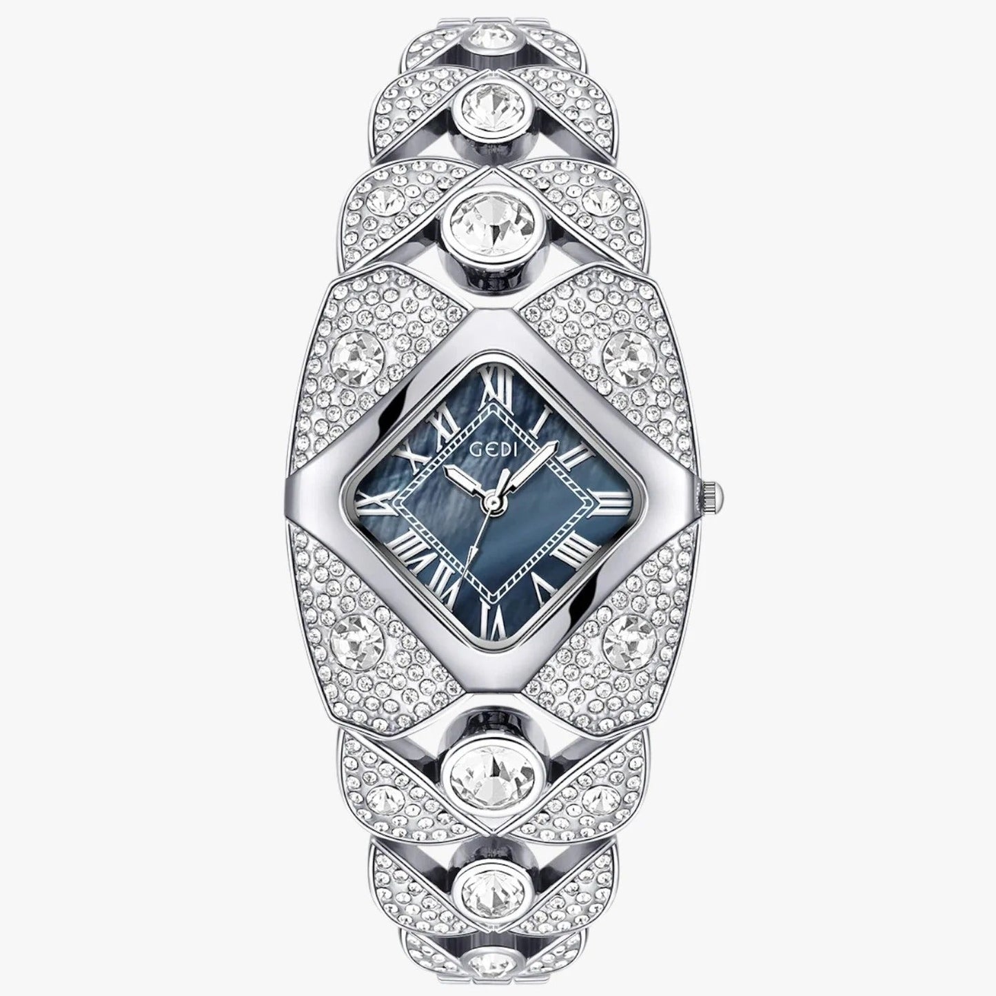 Luxury Full Diamond Bangle Bracelet Watch