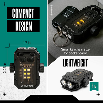 Compact Keychain Flashlight – 800 Lumens Mini Powerhouse