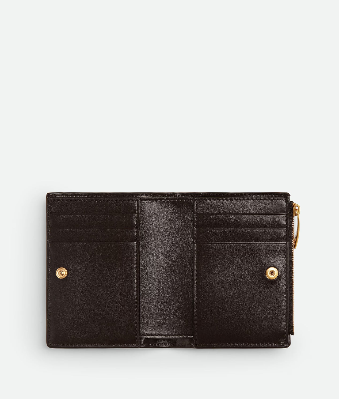 BV Intrecciato Small Bi-Fold Wallet – Timeless Leather Design