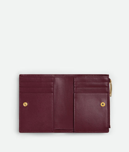 BV Intrecciato Small Bi-Fold Wallet – Timeless Leather Design