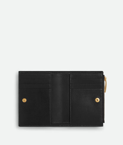 BV Intrecciato Small Bi-Fold Wallet – Timeless Leather Design