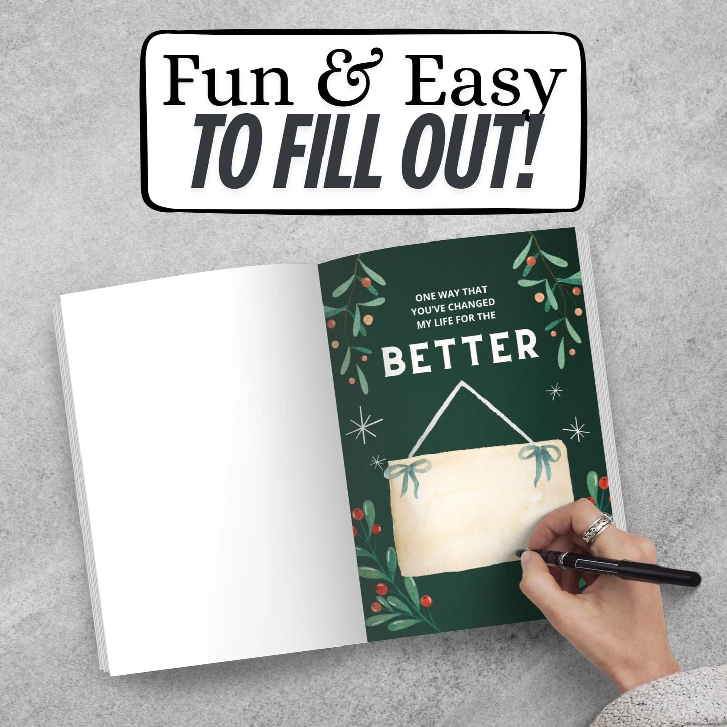 Just a Few Things I Love About You Couples Fill-In-Blank Book