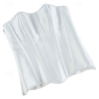 Victoria Gothic Body Shape Satin Waist Corset with Zip