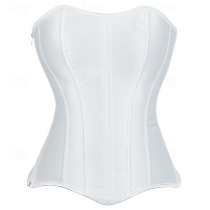 Victoria Gothic Body Shape Satin Waist Corset with Zip