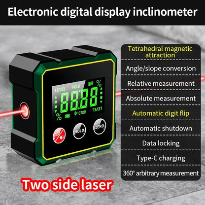 High Precision Dual Laser Digital Inclinometer
