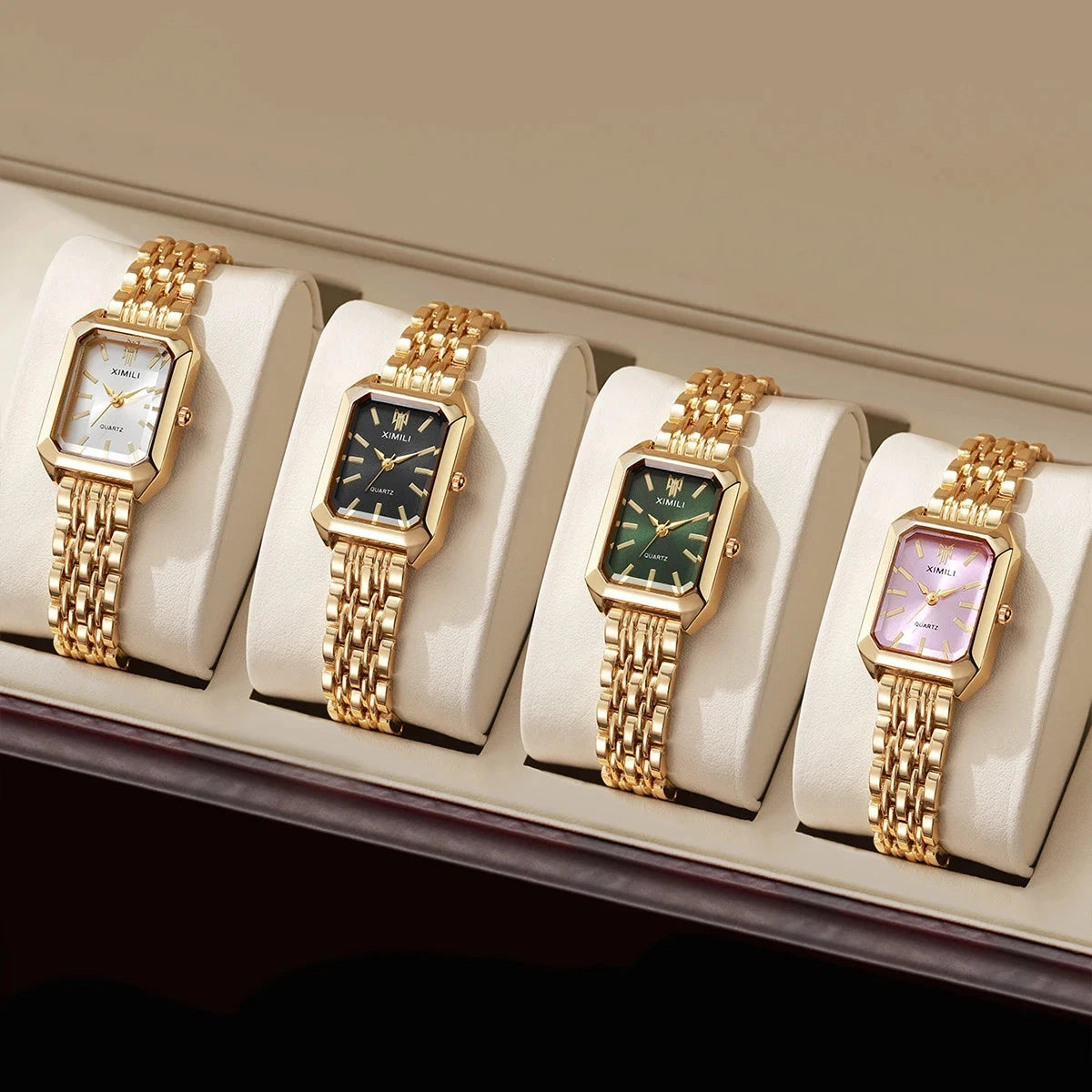 XIMILI Retro Square Watch