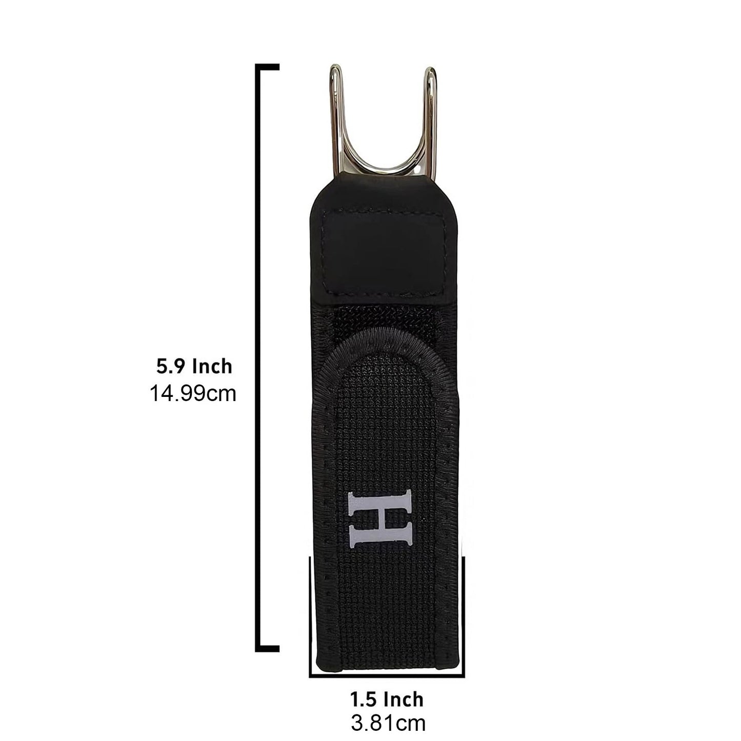 2Pcs Metal Hook Elastic Belt