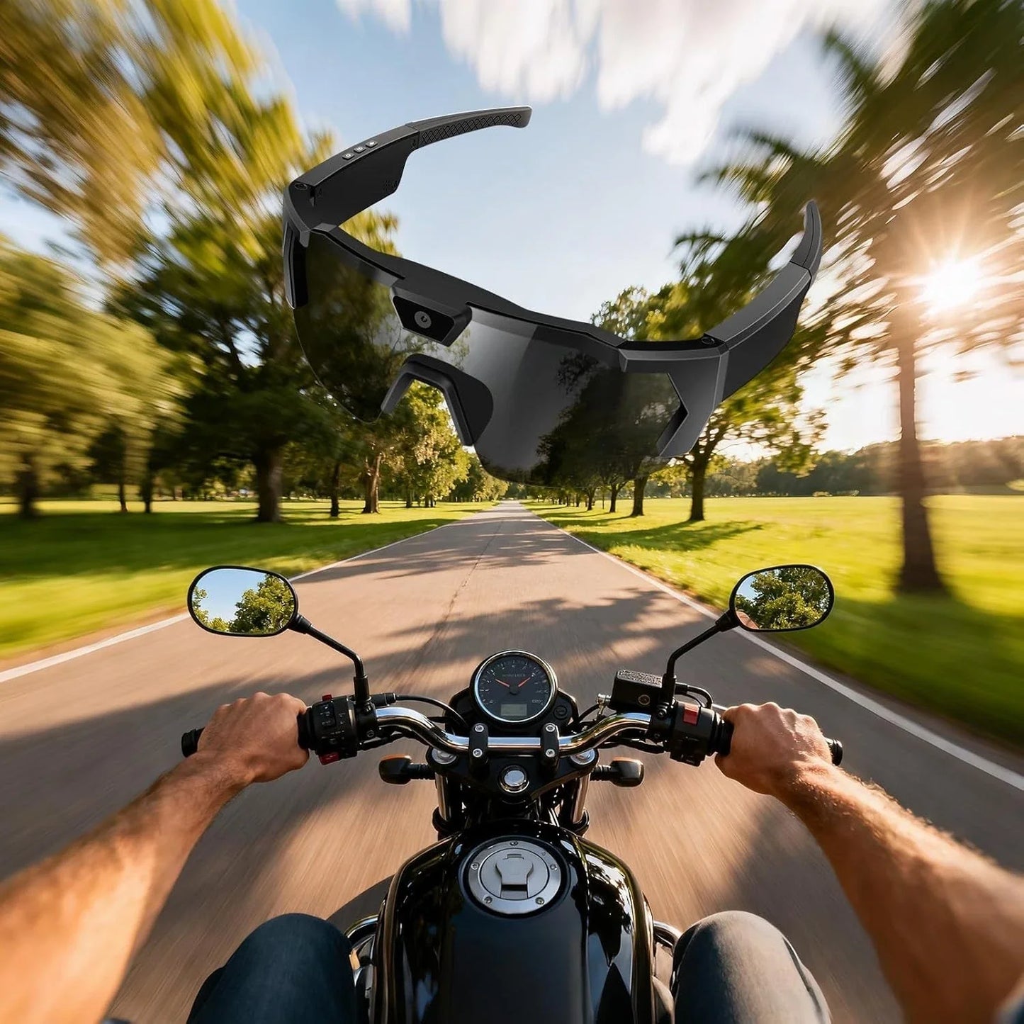 Smart Camera Glasses for Action Sports