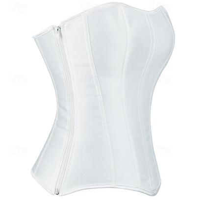 Victoria Gothic Body Shape Satin Waist Corset with Zip
